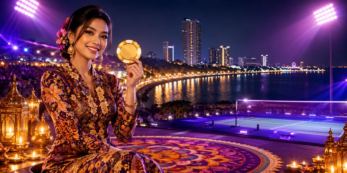 Pemain berkebaya batik dari Pulau Pinang menikmati promosi bonus semasa perayaan tempatan